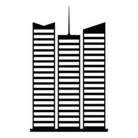 icône de la maison d'habitation. illustration vectorielle de bâtiment unique symbole. vecteur