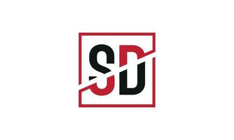 lettre sd logo pro fichier vectoriel vecteur pro