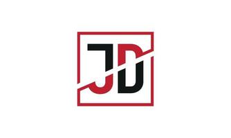 lettre jd logo pro fichier vectoriel vecteur pro