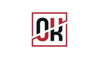 lettre ok logo pro fichier vectoriel vecteur pro