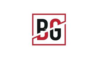 lettre bg logo pro fichier vectoriel vecteur pro