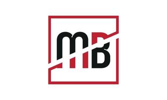 lettre mb logo pro fichier vectoriel vecteur pro