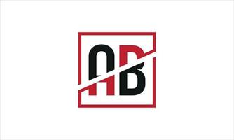 lettre ab logo pro fichier vectoriel vecteur pro