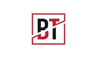 lettre bt logo pro fichier vectoriel vecteur pro