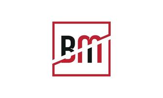 lettre bm logo pro fichier vectoriel vecteur pro