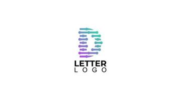 création de logo de lettre d tech avec symbole d'icône de monogramme de polices créatives. vecteur