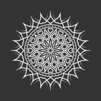 dessins décoratifs de mandala pour livre de coloriage vecteur