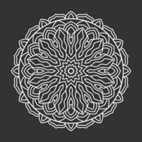 dessins décoratifs de mandala pour livre de coloriage vecteur