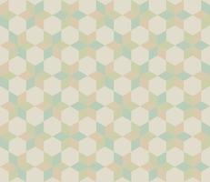 motif de fond de forme hexagonale sans couture tons pastel vecteur