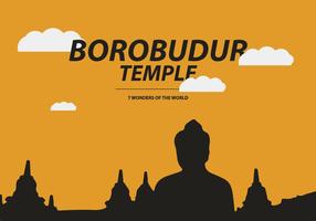 Vecteur libre du temple de Borobudur