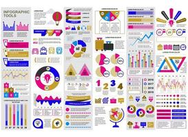 pack d'infographie d'entreprise vecteur