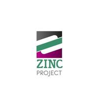 logo vectoriel avec symbole zinc