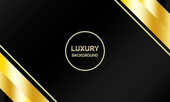 fond de luxe, cadre de luxe doré avec effet brillant futuriste, abstrait avec texture en métal doré vecteur