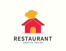 modèle de conception de logo de restaurant vecteur