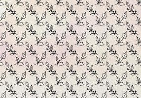 Free Vector Ink Winter Hojas Pattern