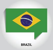vecteur de carte de conception de jour de l'indépendance du brésil