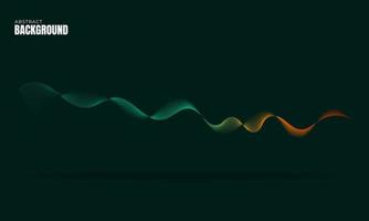 abstrait de la ligne de vague de gradient vecteur