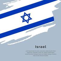 illustration du modèle de drapeau israélien vecteur