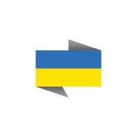 illustration du modèle de drapeau de l'ukraine vecteur