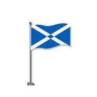 illustration du modèle de drapeau ecosse vecteur