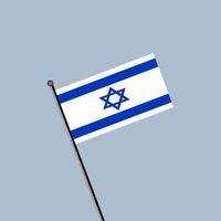 illustration du modèle de drapeau israélien vecteur