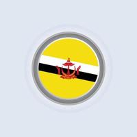 illustration du modèle de drapeau brunei vecteur