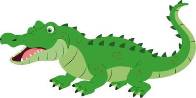 crocodile de vecteur de dessin animé