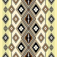 motif sans couture abstrait géométrique ethnique. navajo amérindien, aztèque, style mexicain conçu pour le fond, le papier peint, l'impression, l'emballage, le sarong, la tuile. illustration vectorielle. broderie style tribal vecteur