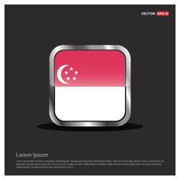 vecteur de conception du drapeau de singapour