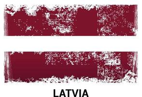 vecteur de conception de drapeaux lettonie