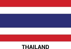 vecteur de conception du drapeau de la thaïlande