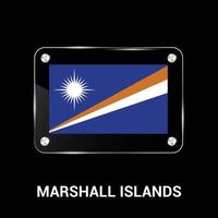 vecteur de conception du drapeau des îles marshall