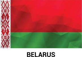 vecteur de conception du drapeau de la biélorussie