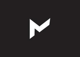 m logo design logo de l'entreprise vecteur