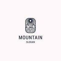 logo de montagne, images de logo de montagne vecteur