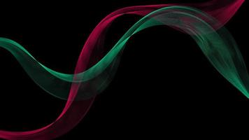 abstrait vert et rouge belle numérique numérique moderne magique énergie électrique brillante texture néon laser avec des lignes et des vagues rayures, arrière-plan vecteur