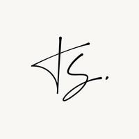 logo monogramme ts ts. ts initiales d'écriture manuscrite minimaliste ou icône dans un style manuscrit. illustration vectorielle minimaliste noir et blanc. vecteur