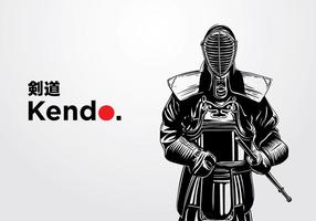 Kendo illustration vecteur gratuit