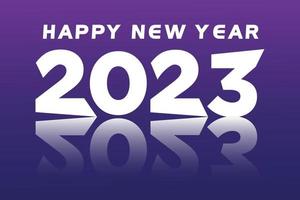 conception de bonne année 2023 vecteur