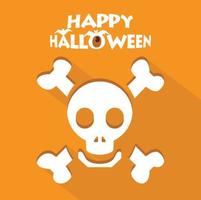 vecteur de typographie design joyeux halloween