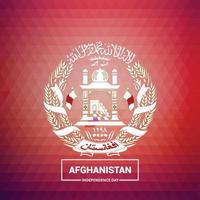 vecteur de carte de conception de la fête de l'indépendance de l'afghanistan