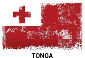 vecteur de conception du drapeau tonga