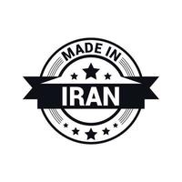 vecteur de conception de timbres iran