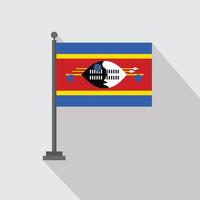 drapeau de pays avec vecteur de conception créative