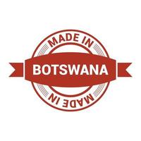 vecteur de conception de timbres du botswana