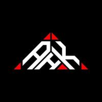 création de logo de lettre ahk avec graphique vectoriel, logo ahk simple et moderne en forme de triangle. vecteur