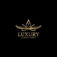 création de logo vectoriel luxueux vintage pour la marque rustique de soins de mode et de beauté