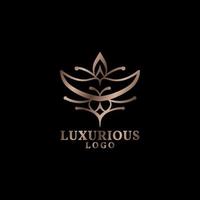 création de logo vectoriel luxueux vintage pour la marque rustique de soins de mode et de beauté