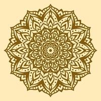 conception de motif circulaire art abstrait mandala rond ornement traditionnel pour le web ou l'élément de vecteur d'impression