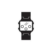 logo d'icône de montres, création vectorielle vecteur